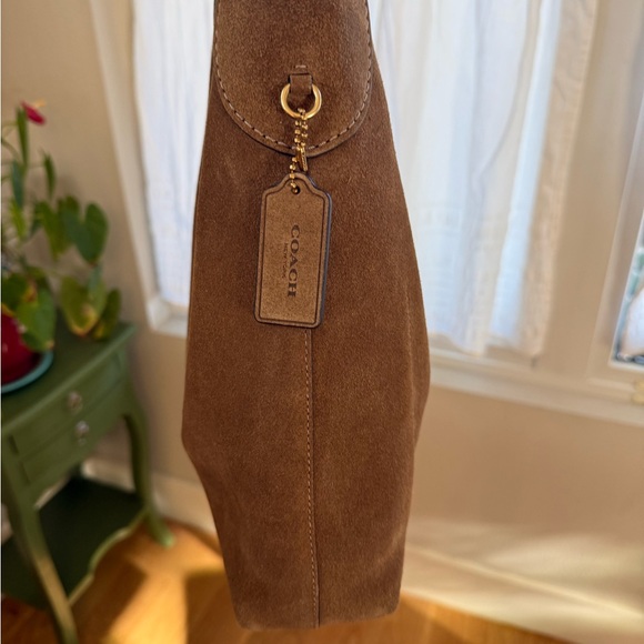 Coach Brooklyn 28 in Cedar Suede - Picture 3 of 9